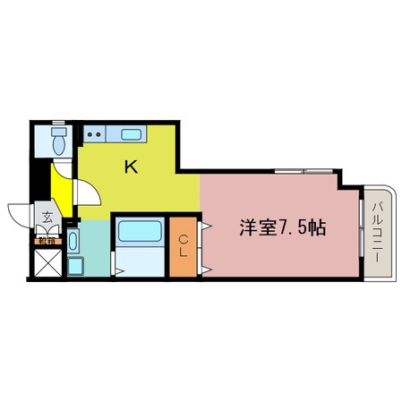 大津京駅 徒歩9分 3階の物件間取画像